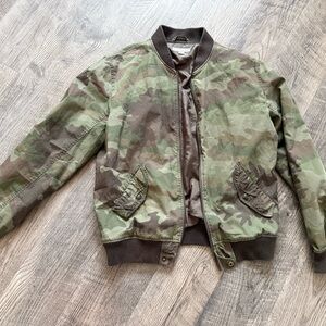 Men's Camouflage Bomber Jacket